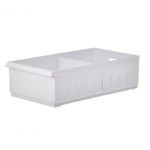 All Set White Wide Compartment Box