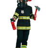 Junior Fire Rescue Boys Deluxe Firefighter Costume - 4-6