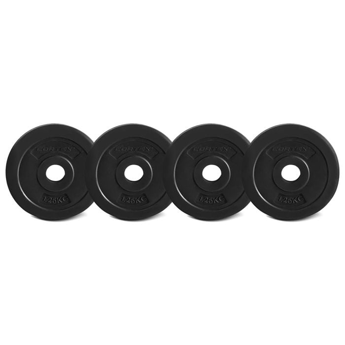 CORTEX 1.25kg EnduraShell 25mm Standard Plates (Set of 4)