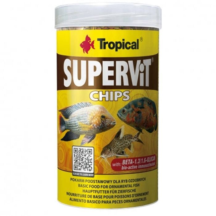 Tropical Fish Food Supervit Chips 250ml