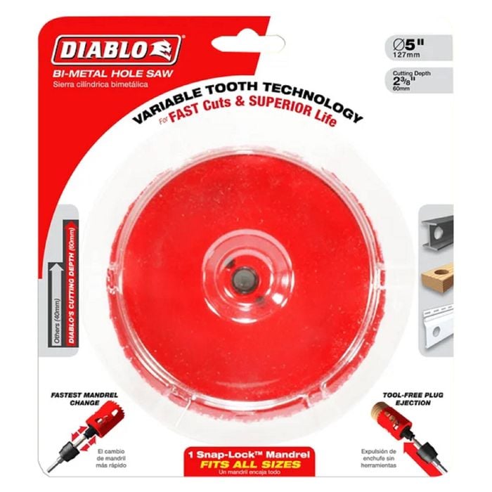 Diablo 127mm Bi-Metal Hole Saw