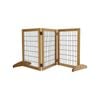 Charlie's Nature Freestanding Wood/metal Pet Gate Natural Pinewood 3 Panel