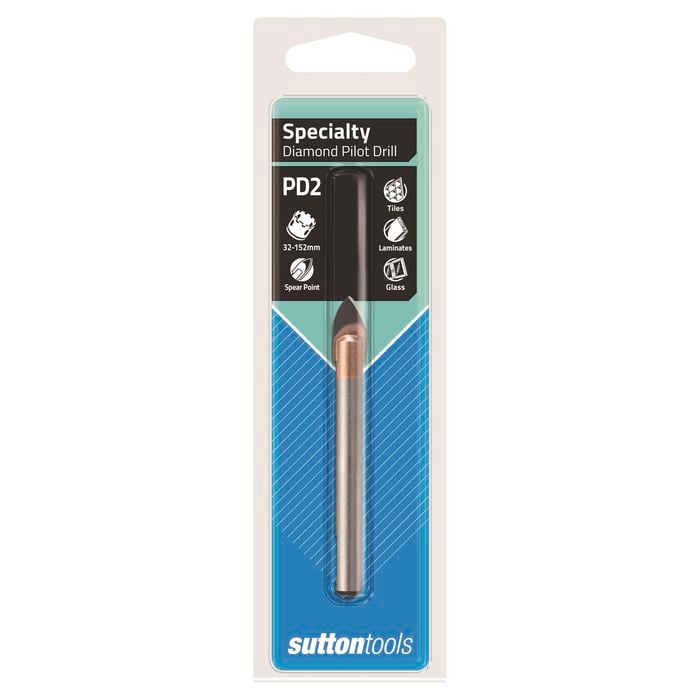 Sutton Tools 8.0 x 69mm Diamond Holesaw Pilot Drill