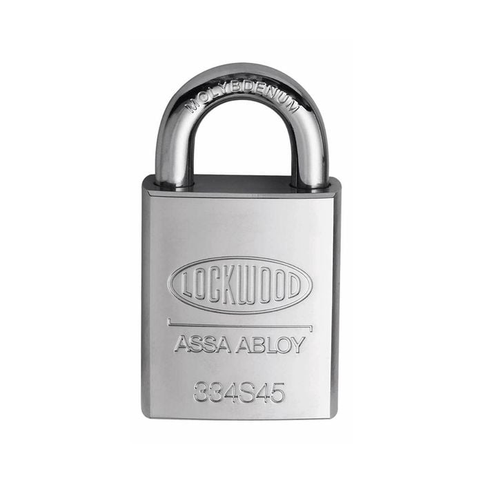 Lockwood 45mm Steel 334 Series Padlock With 19mm Molybdenum Steel Shackle