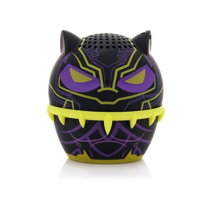 Marvel Bitty Boomers Black Light Black Panther Ultra-Portable Collectible Bluetooth Speaker