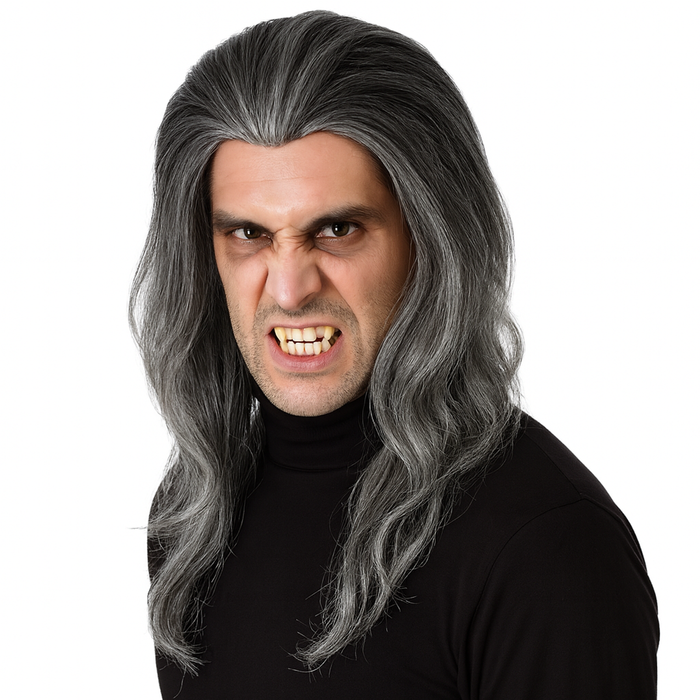Gothic VAMPIRE WIG Halloween Costume Fancy Dress Long Hair Party s Scary
