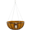 Brunnings 45cm Black Georgian Hanging Basket