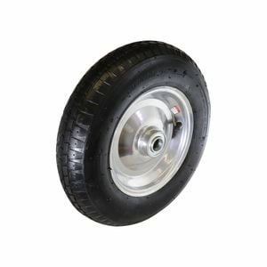 Move It 4.0 x 8" Steel Centre Pneumatic Wheel with 1" Axle Diameter