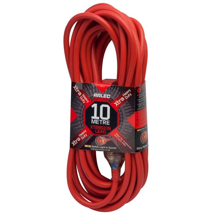 Arlec 10m 1.5mm² 10A 3 Core Extra Heavy Duty Extension Lead