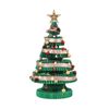 Jingle Jollys Paper Christmas Tree 87CM w/ Star Topper LEDs Xmas Decorations Kit Home Office Green