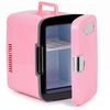 Advwin 4L USB Mini Fridge Portable Cooler & Warmer Pink