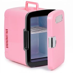Advwin 4L USB Mini Fridge Portable Cooler & Warmer Pink