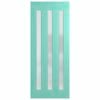 Hume Doors 1980 x 860 x 40mm Nexus 30 Entrance Door Glazed Etchlite