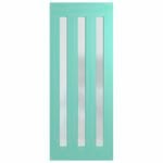 Hume Doors 1980 x 860 x 40mm Nexus 30 Entrance Door Glazed Etchlite