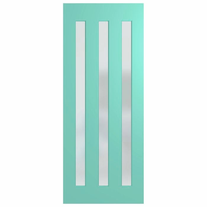 Hume Doors 1980 x 860 x 40mm Nexus 30 Entrance Door Glazed Etchlite