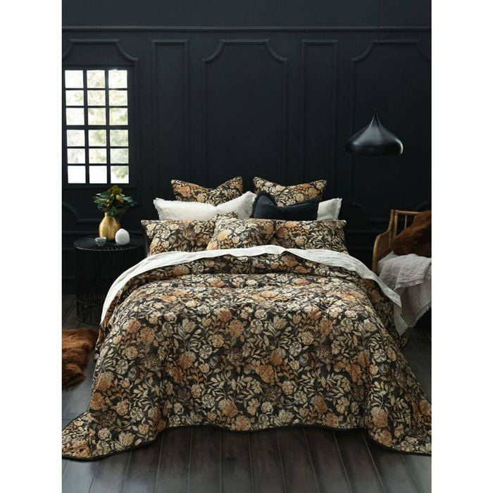 3pc MM Linen Queen Linen Beaumont Bed Coverlet/Pillowcase Set
