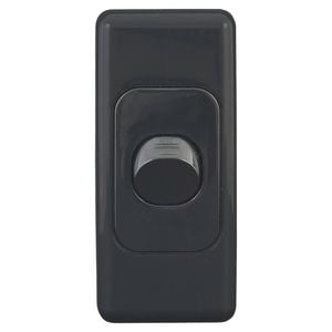 Deta Single Architrave Switch - Silver