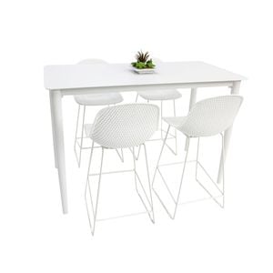 PALMA 5PC BAR SET - WHITE