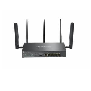 TP-Link ER706W-4G Omada 4G+ Cat6 AX3000 Gigabit VPN Router, 4G+, Dual Band Wi-fi 6, 6 Gigabit Ports (5 RJ45+1 SFP)
