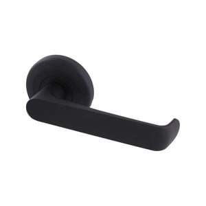 Gainsborough Neue Telo Matt Black Passage Lever Set