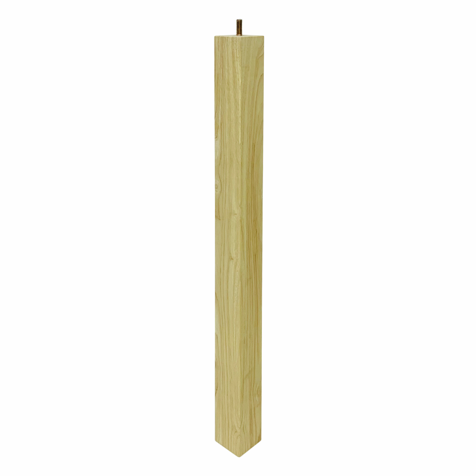 Adoored 53 x 53 x 710mm Raw Wood Square Furniture Leg