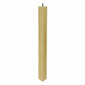 Adoored 53 x 53 x 710mm Raw Wood Square Furniture Leg