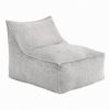 Artiss Bean Bag Chair Cover Corduroy No Filler Washable Lazy Sofa Cover Grey