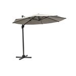 Coolaroo 3m Smoke Round Mindil Cantilever Umbrella