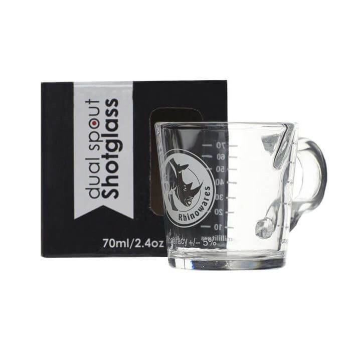 Rhinowares Coffee Shot Glass - Double Spout
