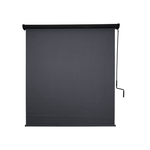 Coolaroo 1.8 x 2.4m Gunmetal Crank Operated Outdoor Blind With Pelmet