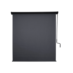 Coolaroo 1.8 x 2.4m Gunmetal Crank Operated Outdoor Blind With Pelmet