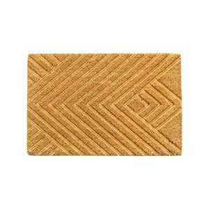 40 x 60cm Embossed Coir Outdoor Mat