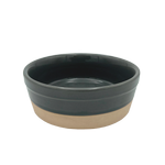 Baxter Bone Medium Grey Dipped Ceramic Pet Bowl