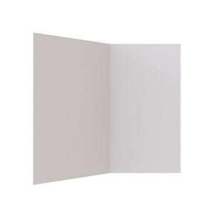 Stein 1200 x 900 x 2000mm White 2-Sided Flat Wall Shower Liner