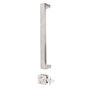 Gainsborough Stainless Steel G4 Series Oblong 450mm Pull Handle Entrance Set