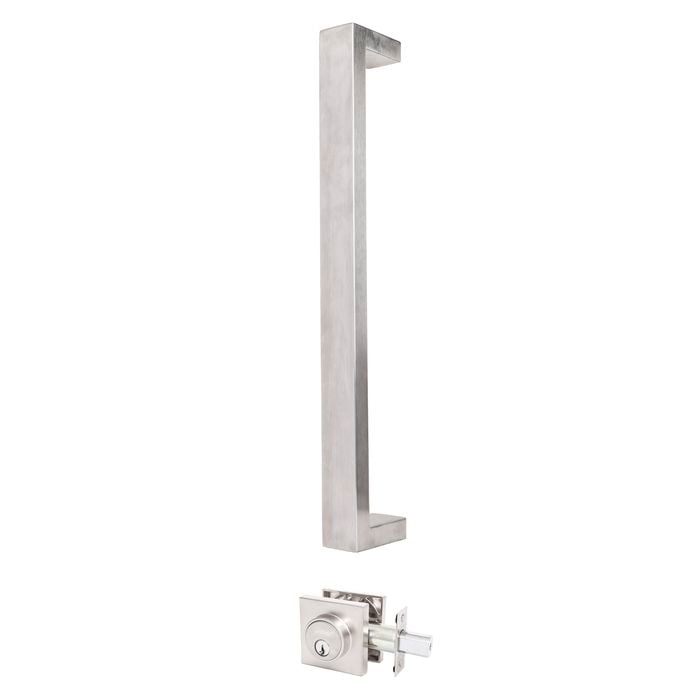 Gainsborough Stainless Steel G4 Series Oblong 450mm Pull Handle Entrance Set
