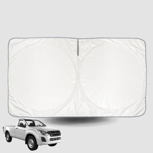 Windscreen Sun Shade for Isuzu® D-Max Single Cab 2012-2020 Universal Fit Window Visor UV Block