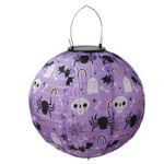 Click 25cm Purple Halloween Fabric Lantern