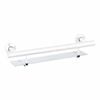 evekare White Bath Shelf Grab Rail