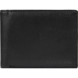 Travelon RFID Blocking Billfold Leather Wallet in Black