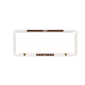 1x OFFICIAL AFL HAWTHORN HAWKS Car Number Plate Frame Cover Surround