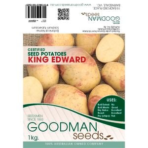 1kg King Edward Potato Seed - Solanum tuberosum