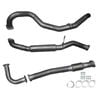 Ignite Exhausts Dump Pipe Back For Nissan Gu Patrol 4.2l Turbo Diesel Wagon 3" Inch / Hotdog Raw Aluminised Steel
