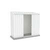 Absco Sheds 2.26 x 0.78 x 1.95m Surfmist Ezislider Single Sliding Door Garden Shed