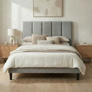 Ferraro Bed Frame - Effortless Tool-Free Design Charcoal Queen