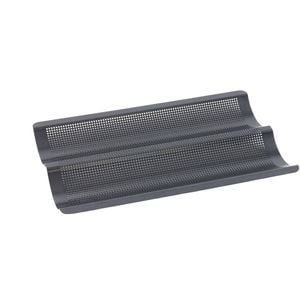 Bakers Secret Baguette Crisping Tray Non Stick Perforated Oven 38x24cm