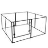 BingoPaw Dog Playpen Enclosure 8 Panel Pet Fence Acrylic Play Pen 122x122x61cm