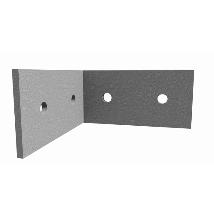 Dunnings 150 x 150 x 75 x 6mm M12 Galvanised Angle Bracket