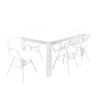Dallas Fantail 7pc Dining Setting - White