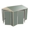 Build-a-Shed 2.3 x 3.0 x 2.3m Gable Double Hinged Side Doors Shed - Green